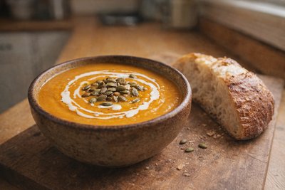 How to Make Creamy Roasted Butternut Squash Soup on the Stove